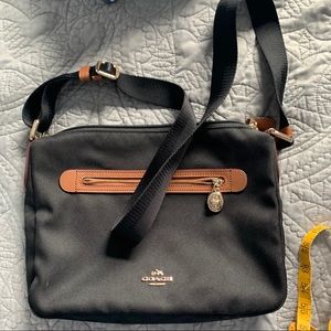 Coach canvas messenger crossbody